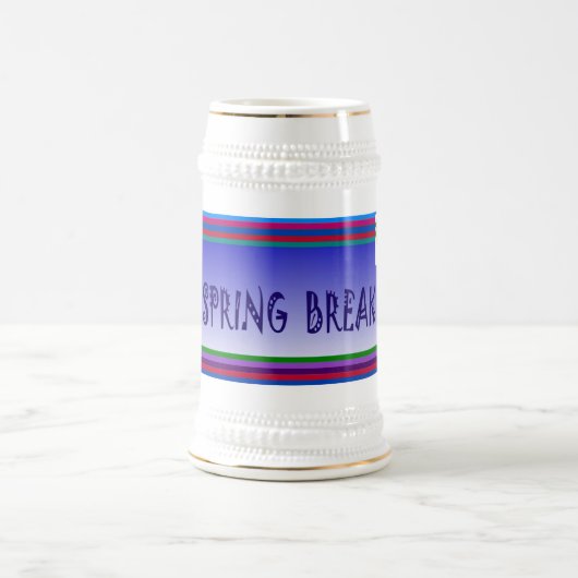 Frühlingspause & Palmenbaum - Bierglas (Mittel)