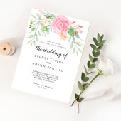 Frühlingspferd - Hochzeit der Einladung