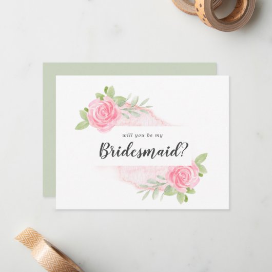 Frühlingspferd wird meine überhängende Note Card s Mitteilungskarte (Vorderseite/Rückseite Beispiel)