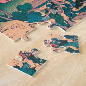 Frühlingspicknick unter Kirschbaum Blume Monte Fuj Puzzle (Seite)