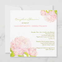 Frühlingspinente Peony Wedding Couples Dusche
