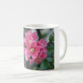 Frühlingspink blühende Ruhe Kaffeetasse (VorderseiteRechts)