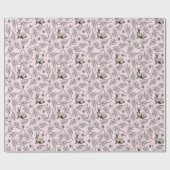 Frühlingspinner Osterpink Geschenkpapier (Flach)