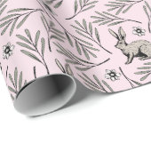 Frühlingspinner Osterpink Geschenkpapier (Rolleneckpunkt)