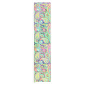 Frühlingspisley Kurzer Tischläufer (Vorderseite)