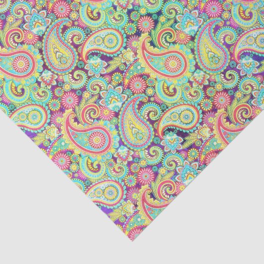 Frühlingspisley Seidenpapier (Ausschnitt)