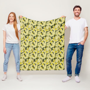 Frühlingsprirosen Fleecedecke