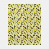 Frühlingsprirosen Fleecedecke (Vorderseite)