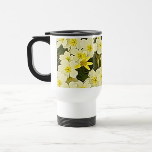 Frühlingsprirosen Reisebecher (Links)
