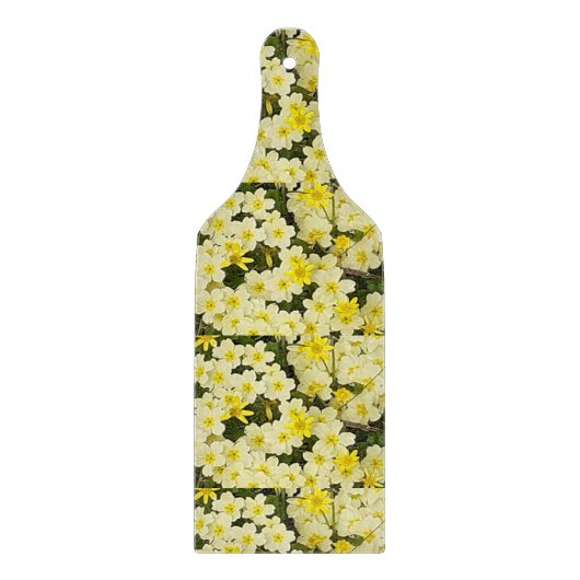 Frühlingsprirosen Schneidebrett (Vorderseite)