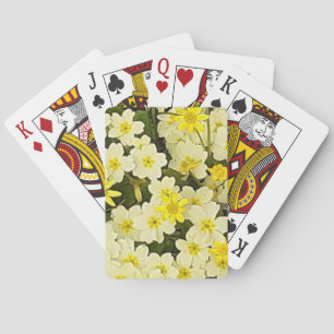 Frühlingsprirosen Spielkarten