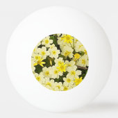 Frühlingsprirosen Tischtennisball (Rückseite)