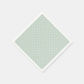Frühlingspunkte Klassisch | Gedämpftes Salbei Serviette (Ecke)
