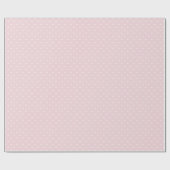 Frühlingspunkte Klassisch | Sanftes Rosa Geschenkpapier (Flach)