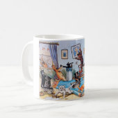Frühlingsputz Kaffeetasse (Vorderseite Links)