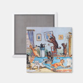 Frühlingsputz Magnet (Vorderseite/Rückseite)