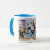 Frühlingsputz Tasse (Vorderseite Links)