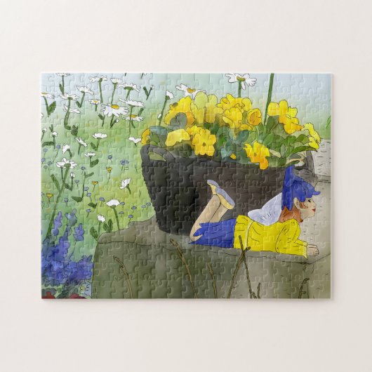 Frühlingspuzzel Puzzle (Horizontal)