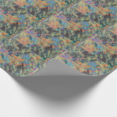 Frühlingsregen Geschenkpapier (Ecke)