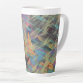 Frühlingsregen Latte Tasse (Rechte Ecke)