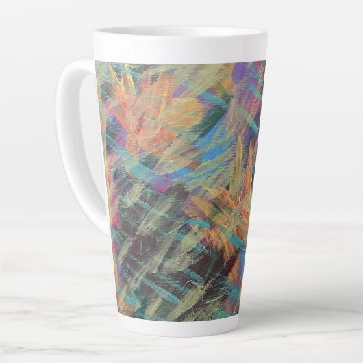 Frühlingsregen Latte Tasse (Linke Ecke)