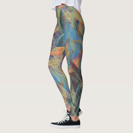 Frühlingsregen-Leggings Leggings (Links)