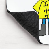 Frühlingsregen  mousepad (Ecke)