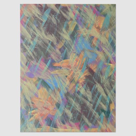 Frühlingsregen Tissue-Papier Seidenpapier (Vorderseite)