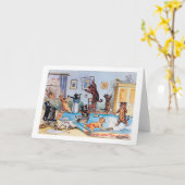 Frühlingsreinigung Karte (Gelbe Blume)