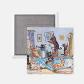 Frühlingsreinigung Magnet (Vorderseite/Rückseite)