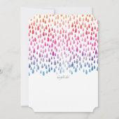 Frühlingsrennen Bridal Dusche Einladung (Rückseite)