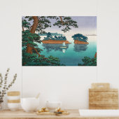 Frühlingsrennen in Matsushima von Tsuchiya Koitsu Poster (Küche)
