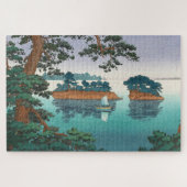 Frühlingsrennen in Matsushima von Tsuchiya Koitsu Puzzle (Horizontal)
