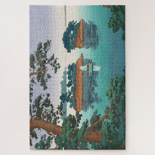 Frühlingsrennen in Matsushima von Tsuchiya Koitsu Puzzle (Vertikal)