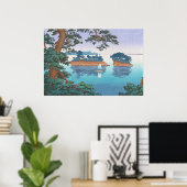 Frühlingsrennen, Matsushima, japanische Wasserscap Poster (Heimbüro)