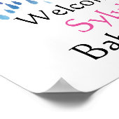 Frühlingsrennen Willkommenspender Poster (Ecke)