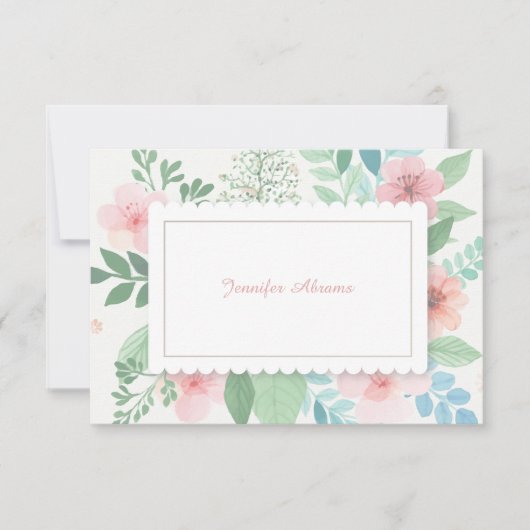 Frühlingsromane Einladung (Vorderseite)