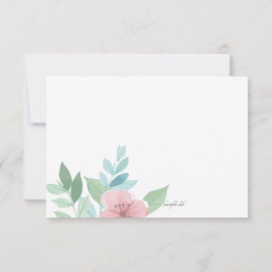 Frühlingsromane Einladung (Rückseite)