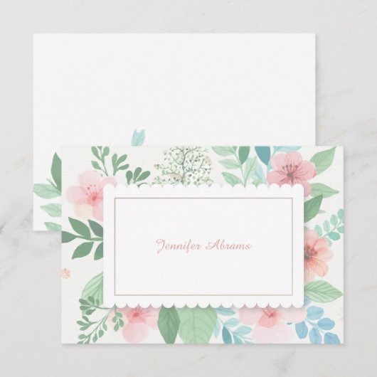 Frühlingsromane Einladung (Vorne/Hinten)