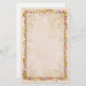 Frühlingsromane - Peach Briefpapier (Vorne/Hinten)