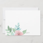 Frühlingsromanik Mitteilungskarte (Rückseite)