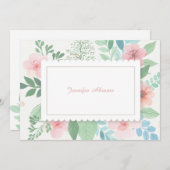 Frühlingsromanik Mitteilungskarte (Vorne/Hinten)