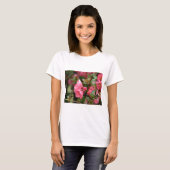 Frühlingsrosa blühende Ruhe T-Shirt (Vorne ganz)