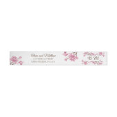 Frühlingsrosa Kirschblüte. Rücksendeadresse (Person)