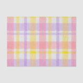 Frühlingsrosa Lavendel-Karopapier Seidenpapier (Vorderseite)
