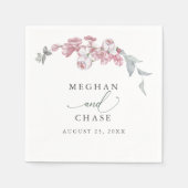 Frühlingsrosa Pfirsichblüten Napkins Serviette (Vorderseite)