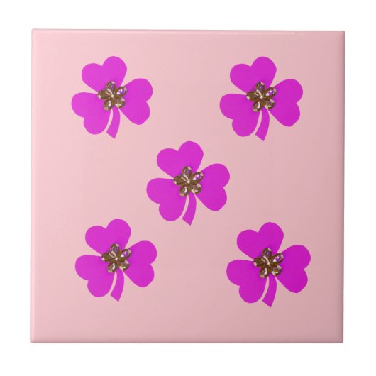 Frühlingsrosa, rosa Nylons für die Küche Fliese (Vorderseite)