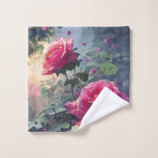 FrühlingsRose - Badetücher - Set (Waschlappen)