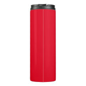 Frühlingsrot Tulip Wasser Flasche (Rückseite)