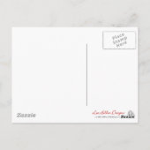 Frühlingsrote Blütenquitte Postkarte (Rückseite)